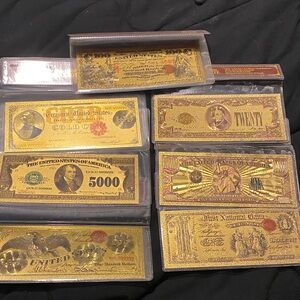 24K Gold banknotes